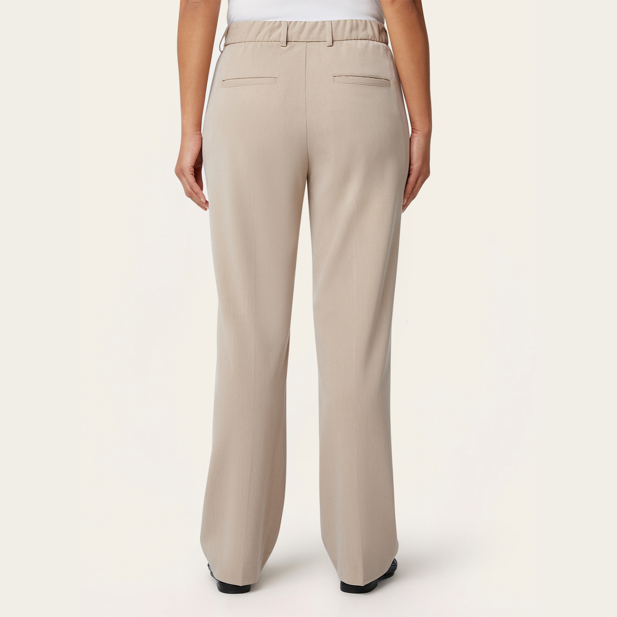 Straight Signature pants - Sand