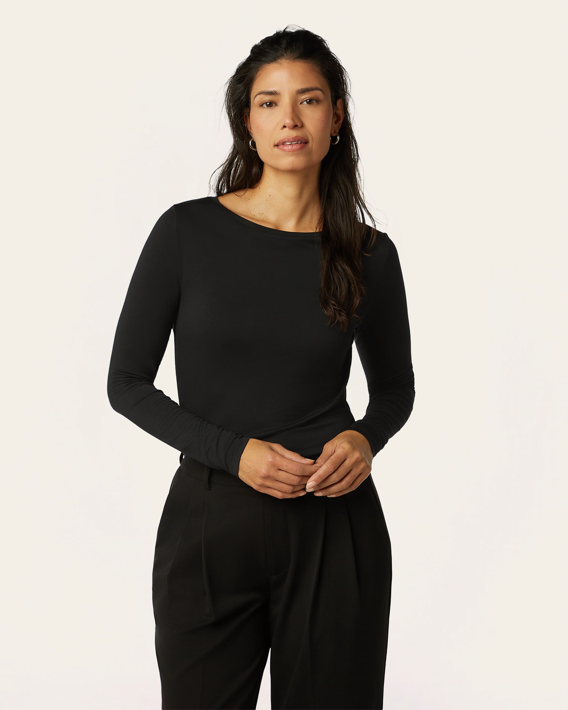 Boatneck Knit - Black