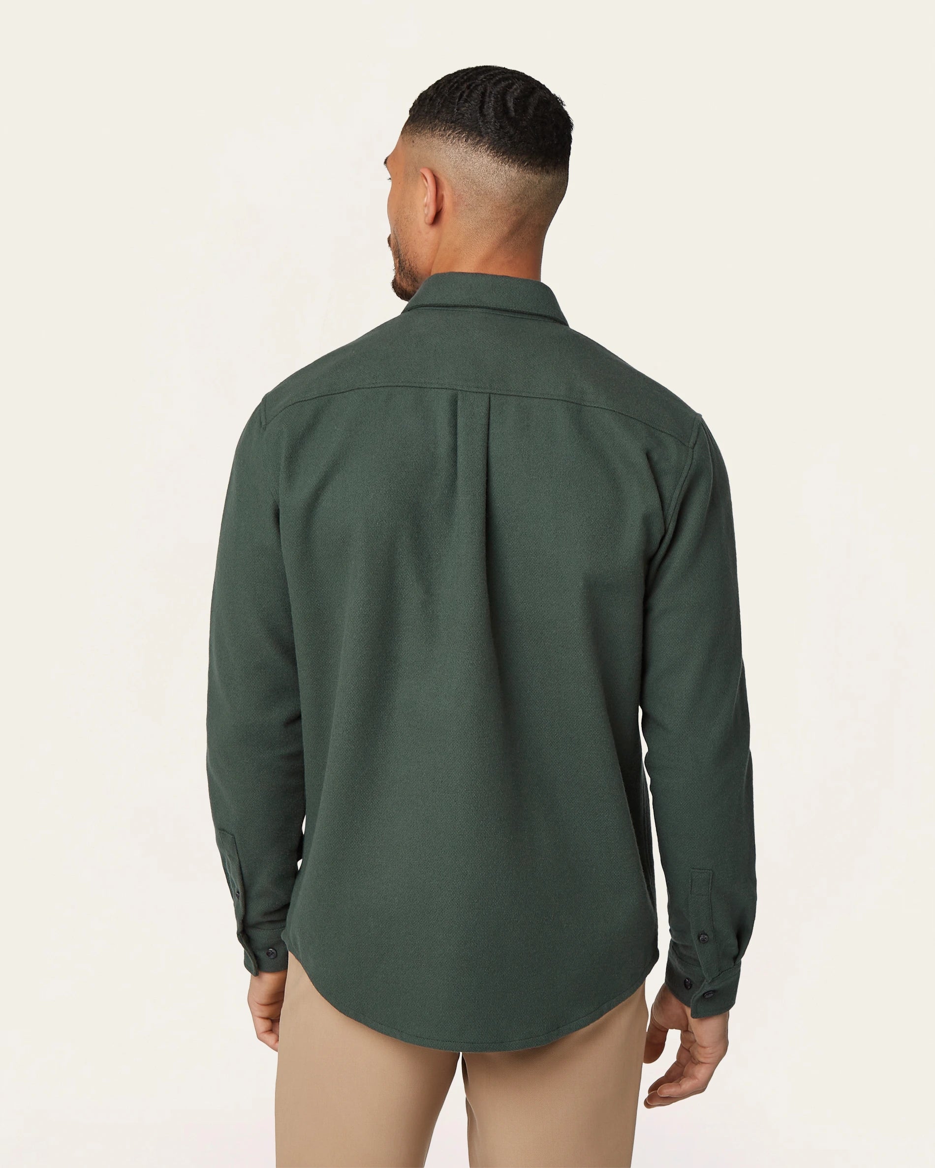 Flannel shirt Dark Green