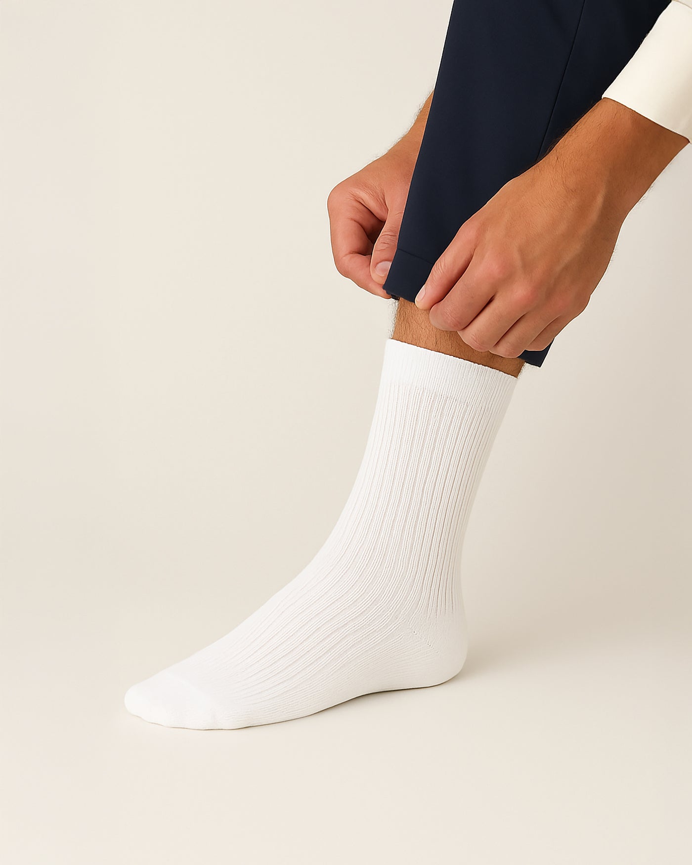 Classic odour-free socks White