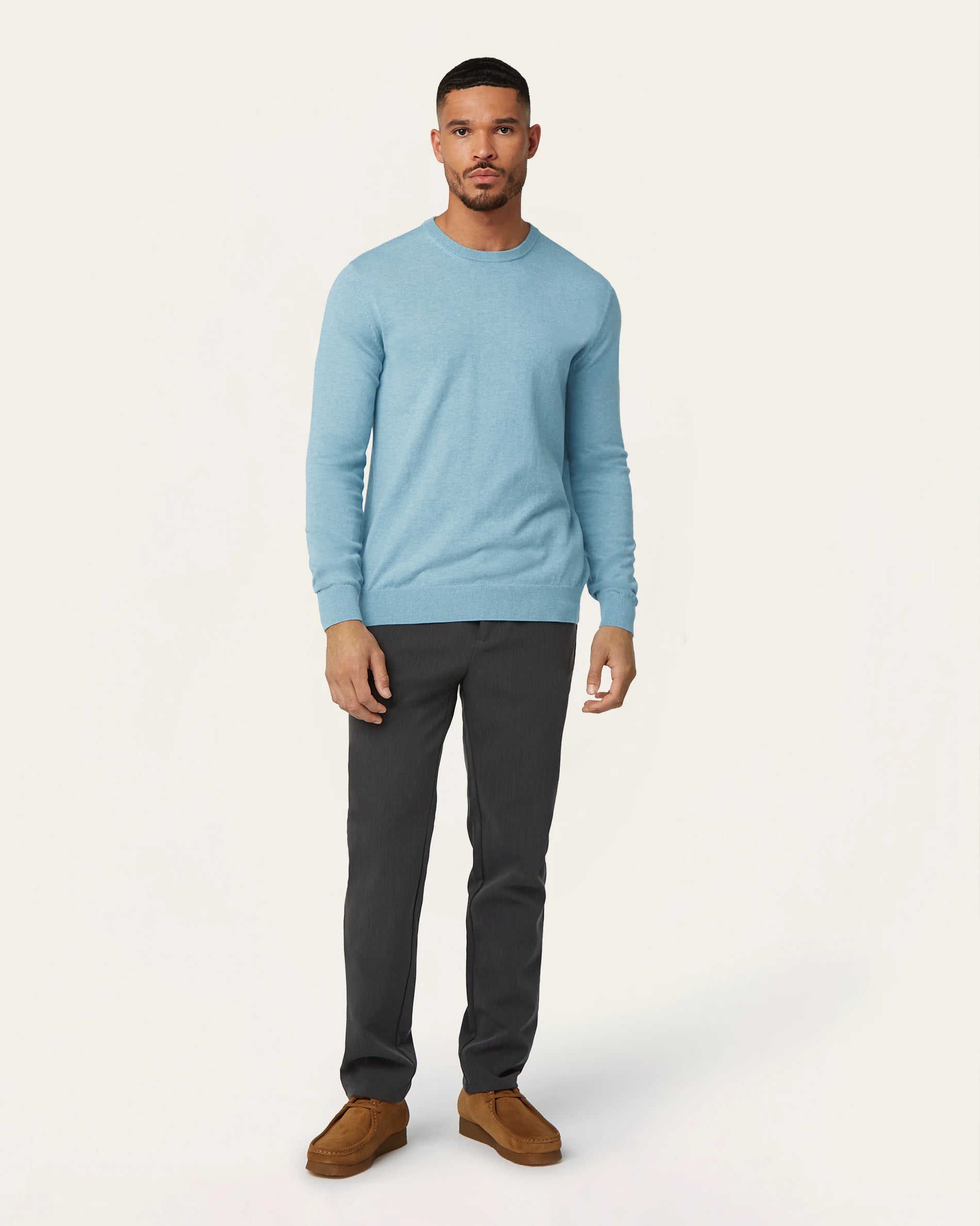 Seawool Crewneck Light Blue