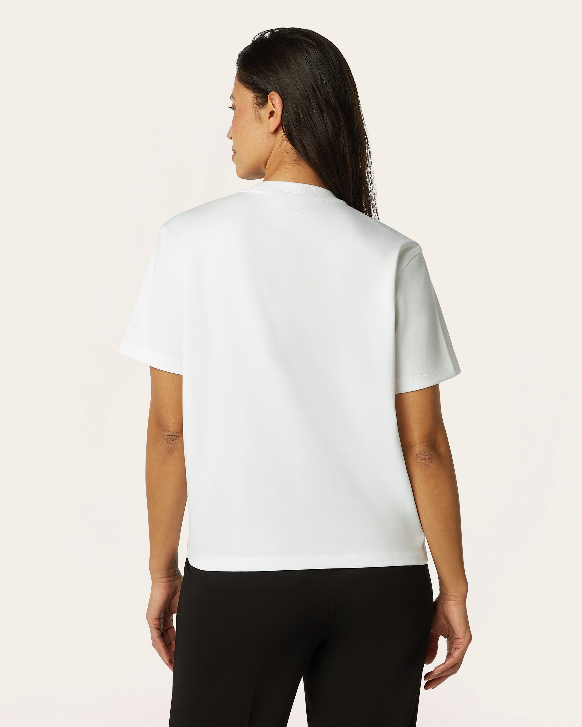 Interlock Boxy T-shirt - White