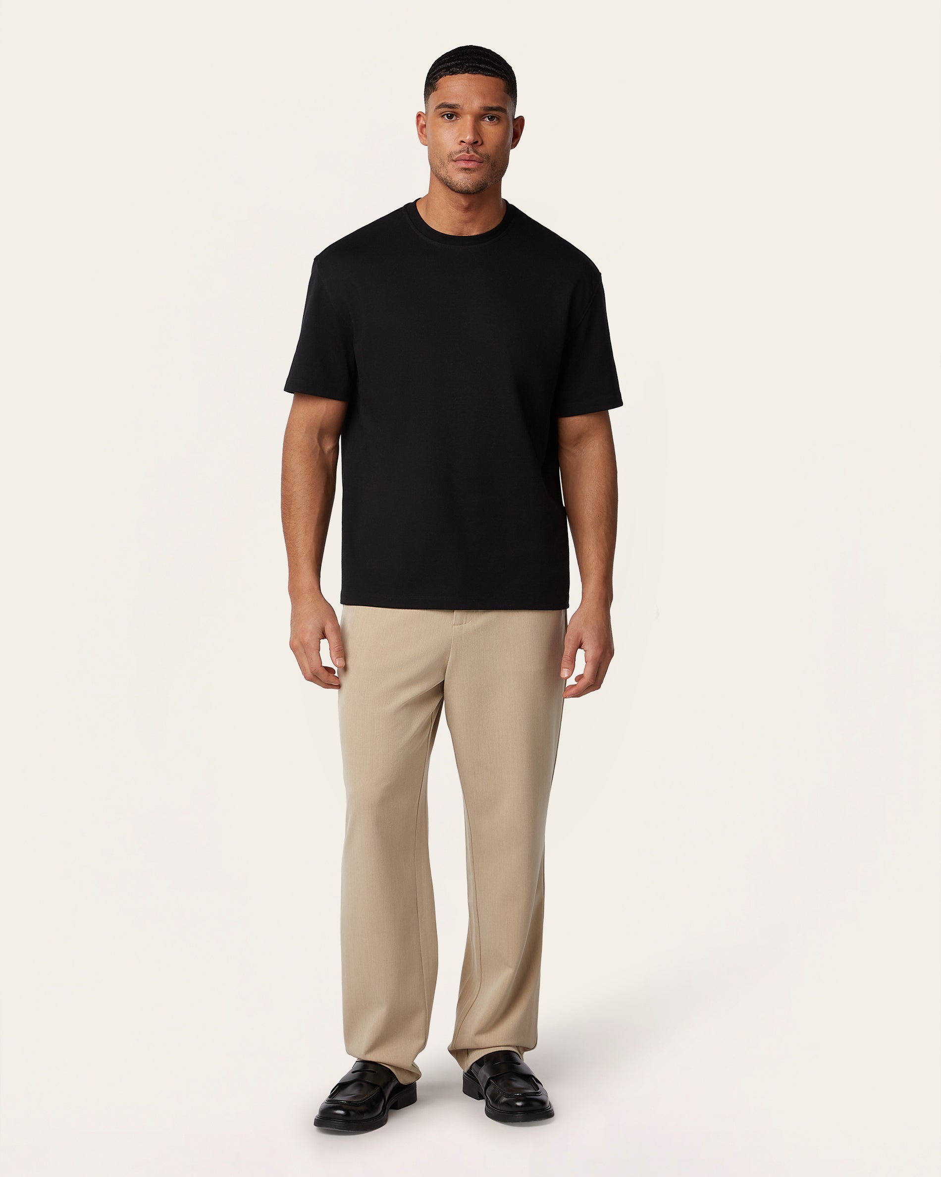 Heavy weight relaxed fit t-shirt black