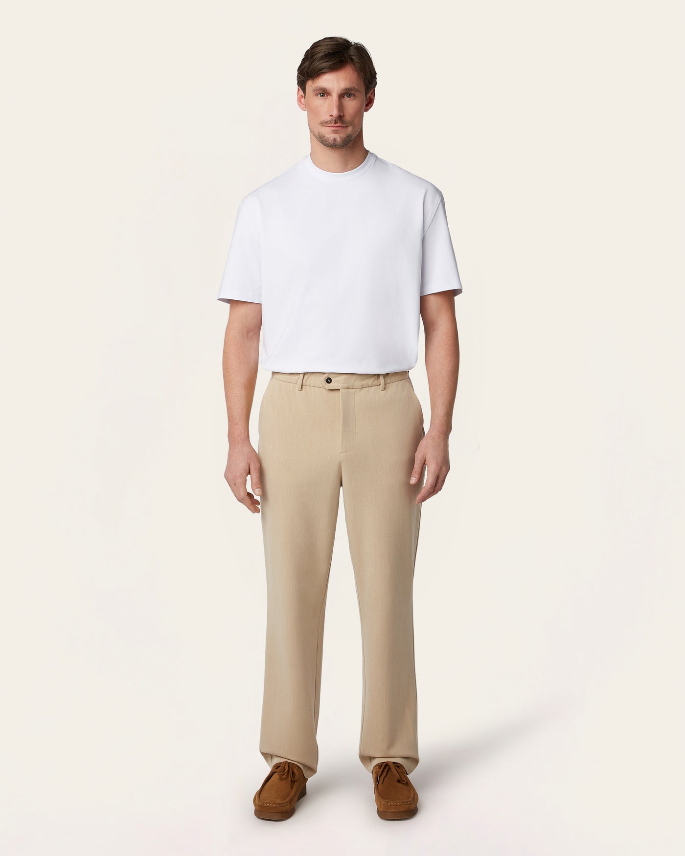 Straight Everyday Pants Sand