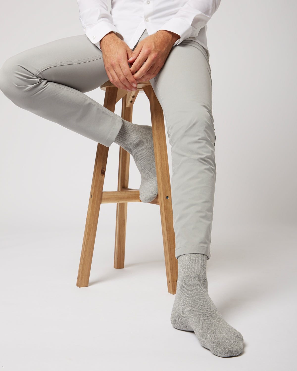 2er-Pack geruchsfreie Heatcore-Socken in grau