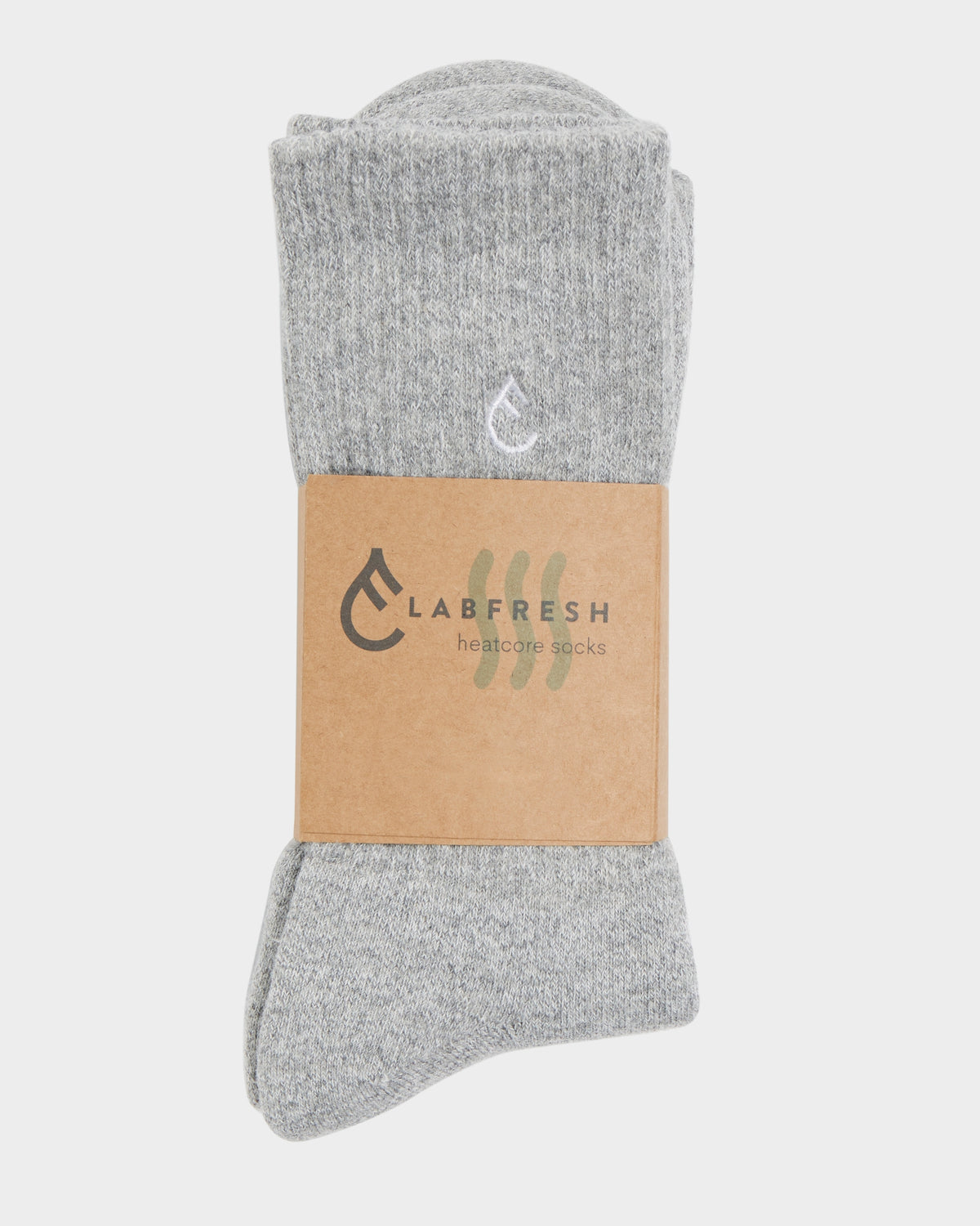 2er-Pack geruchsfreie Heatcore-Socken in grau