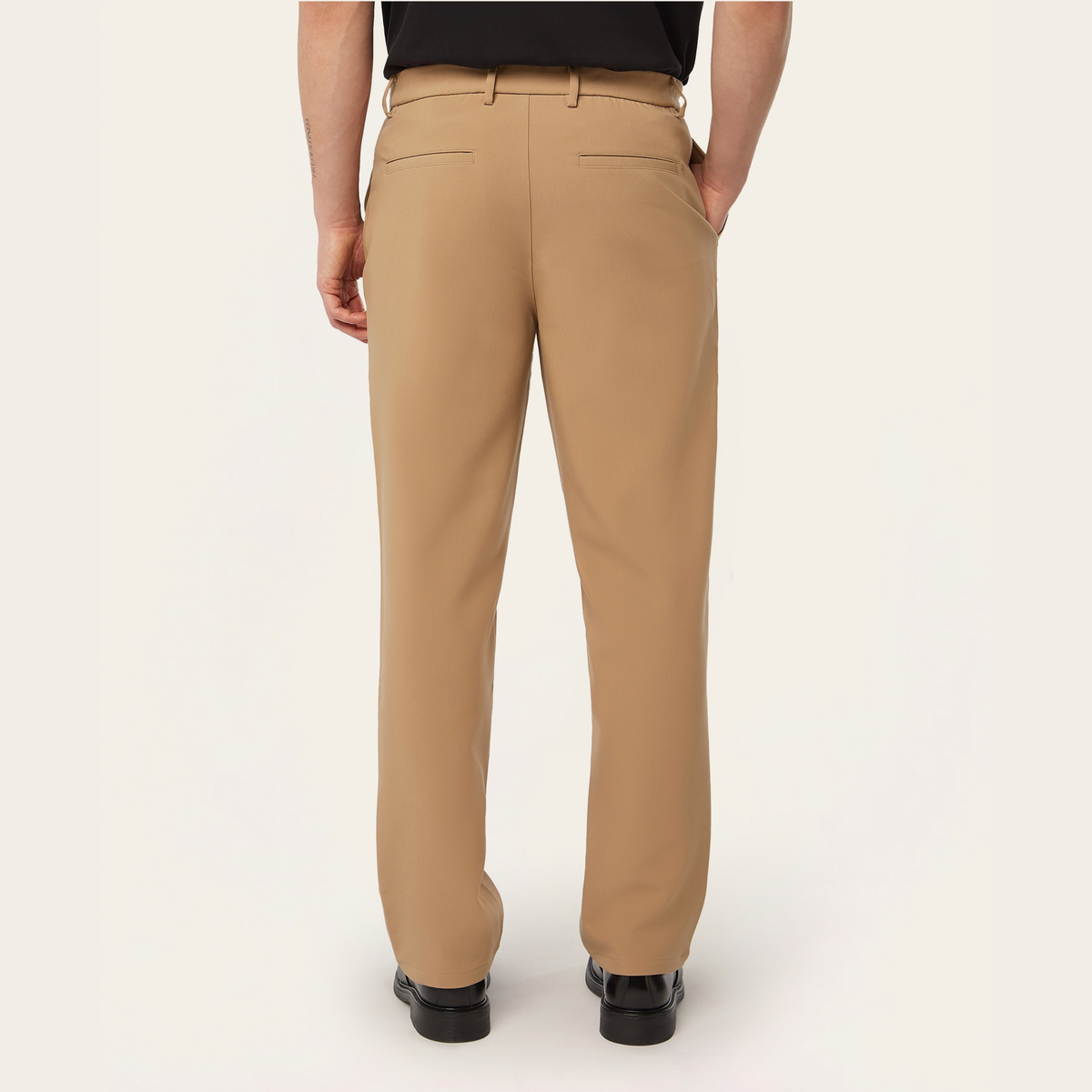 Straight pants Light Camel