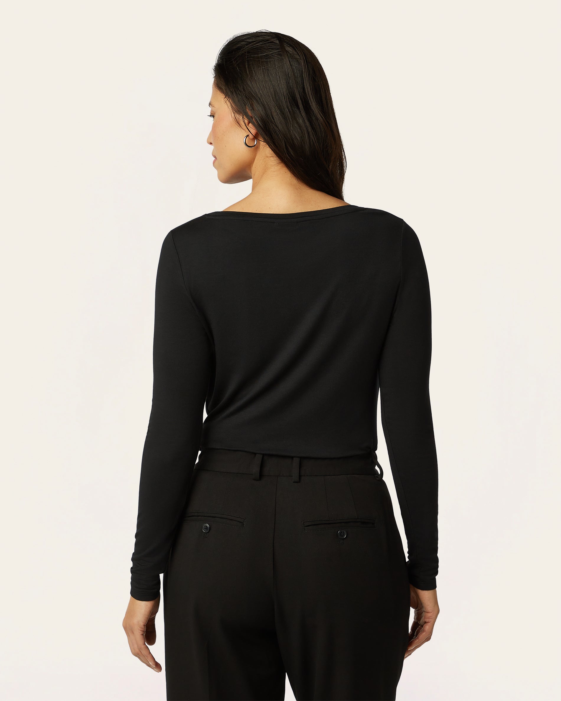 Boatneck Knit - Black