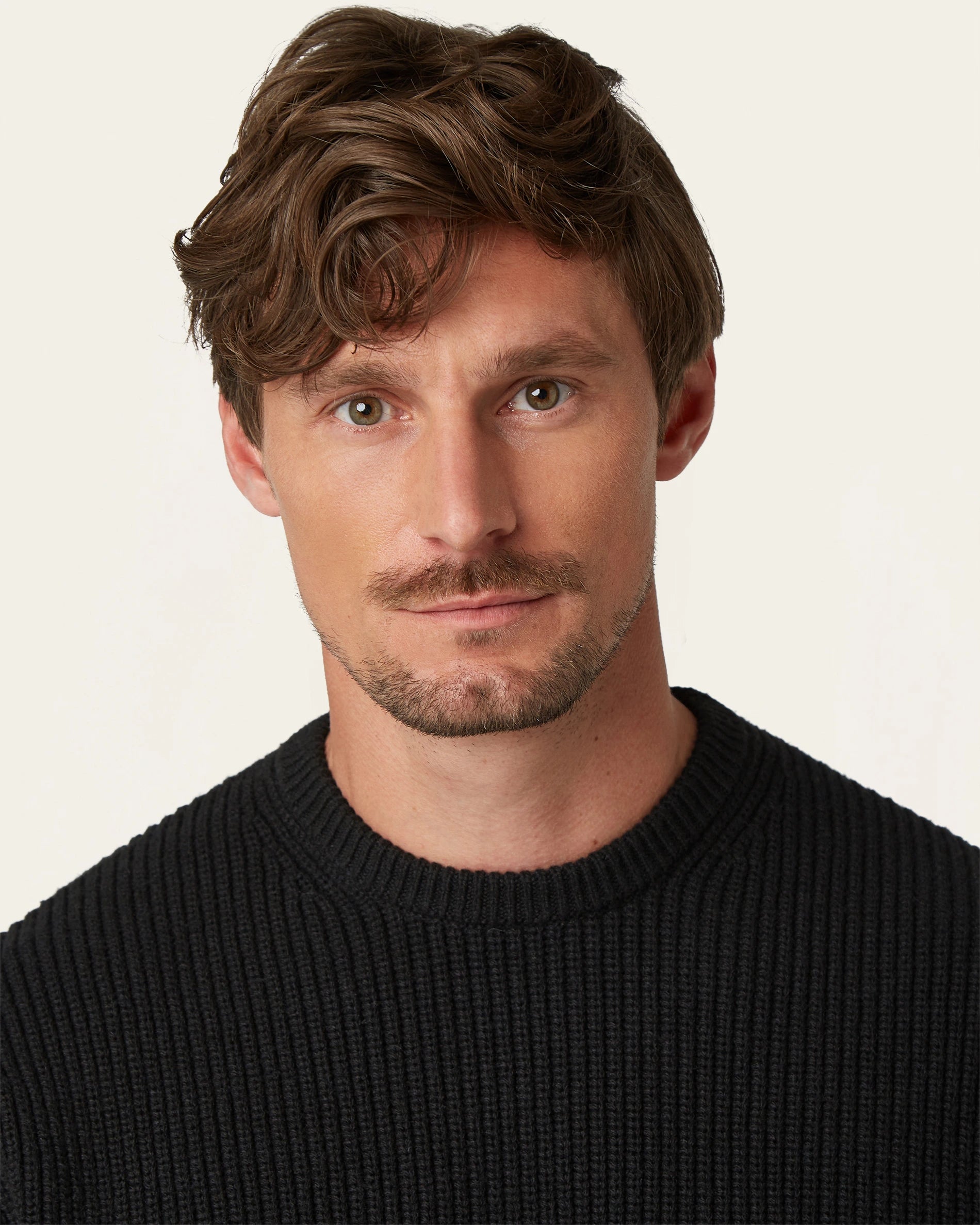 Heavy Seawool Crewneck Black