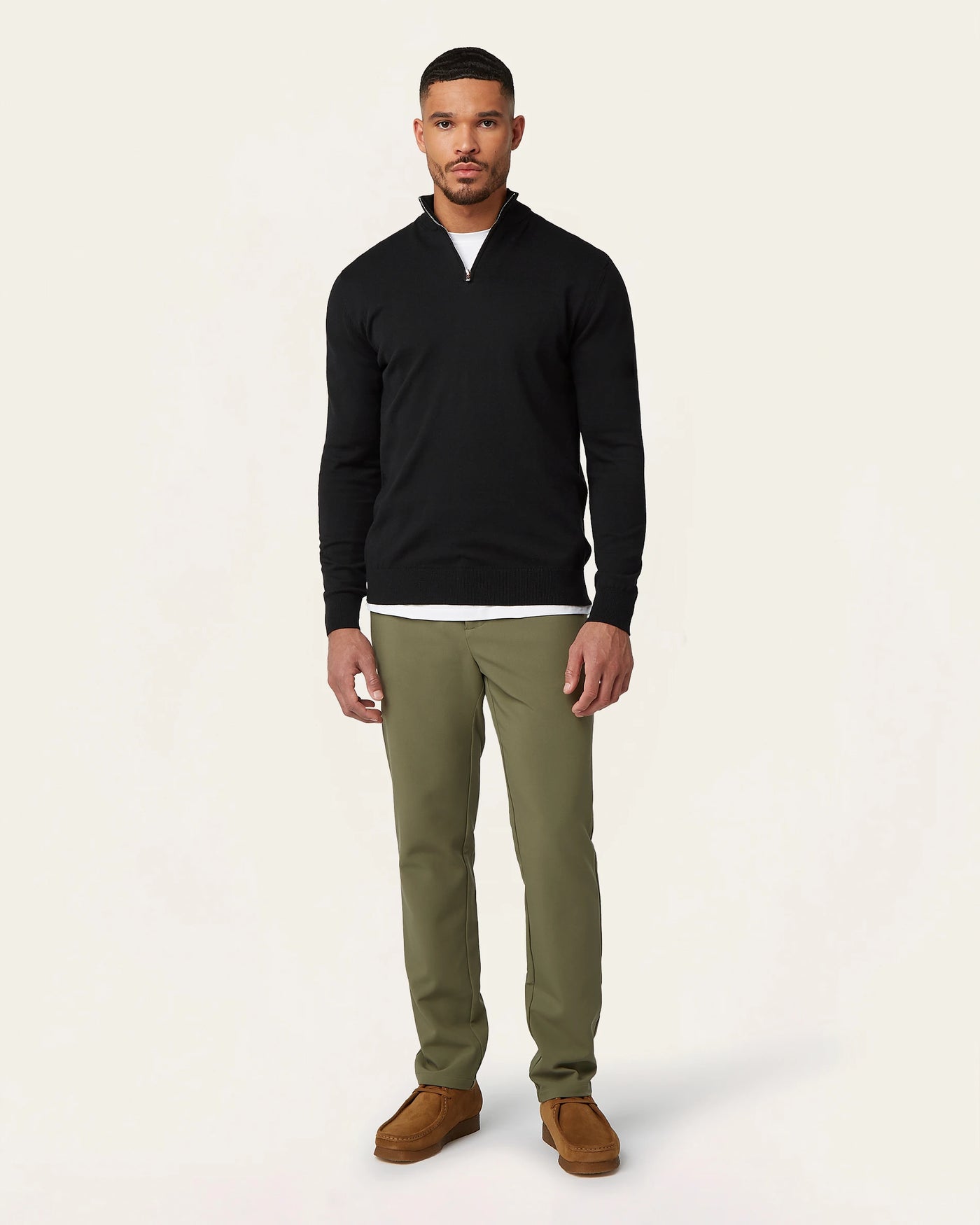 Seawool Half Zip Black