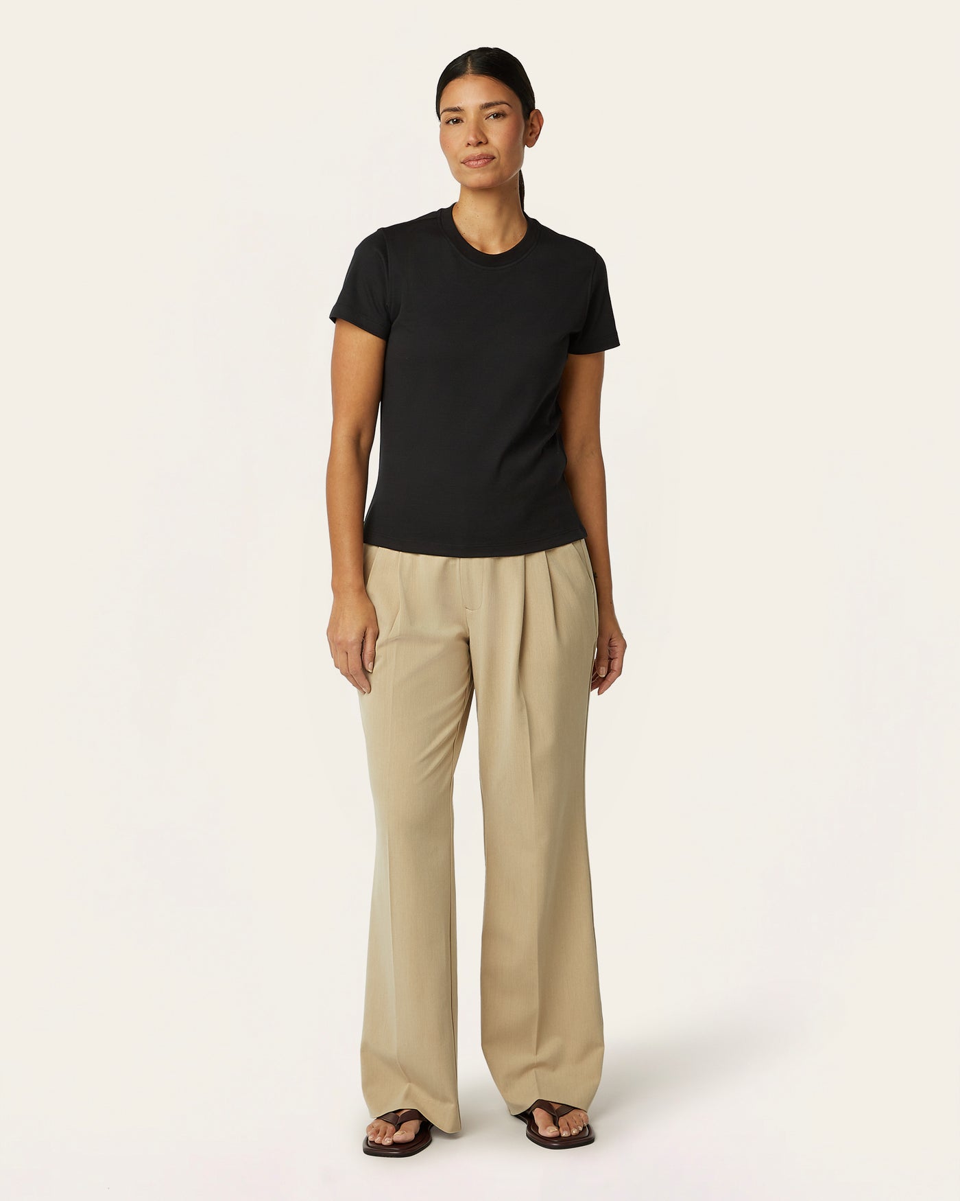 Interlock Slim T-shirt - Black