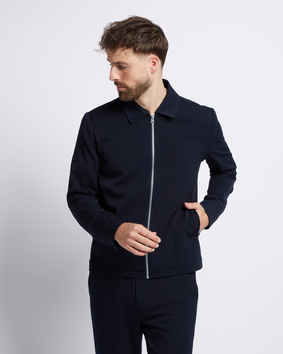 Navy Water-Repellent Performance Jacket | LABFRESH