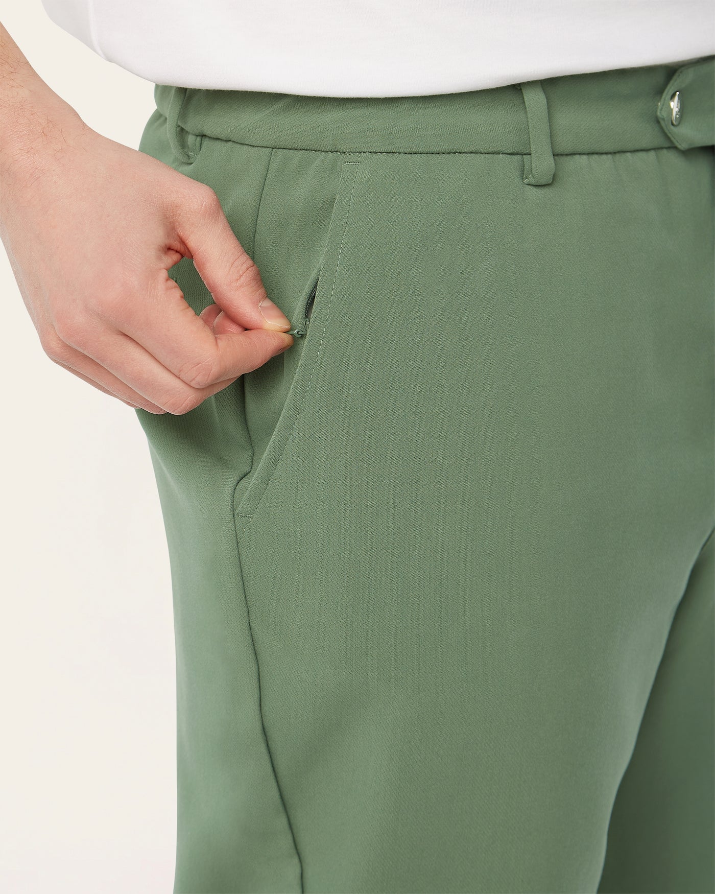 Straight pants Grass Green