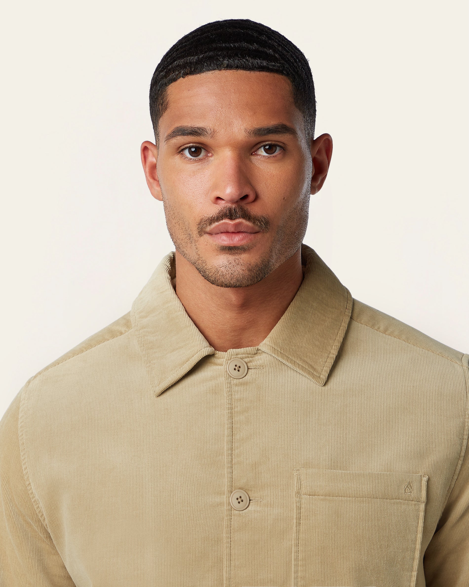 Cordruoy Shirt Jacket Sand
