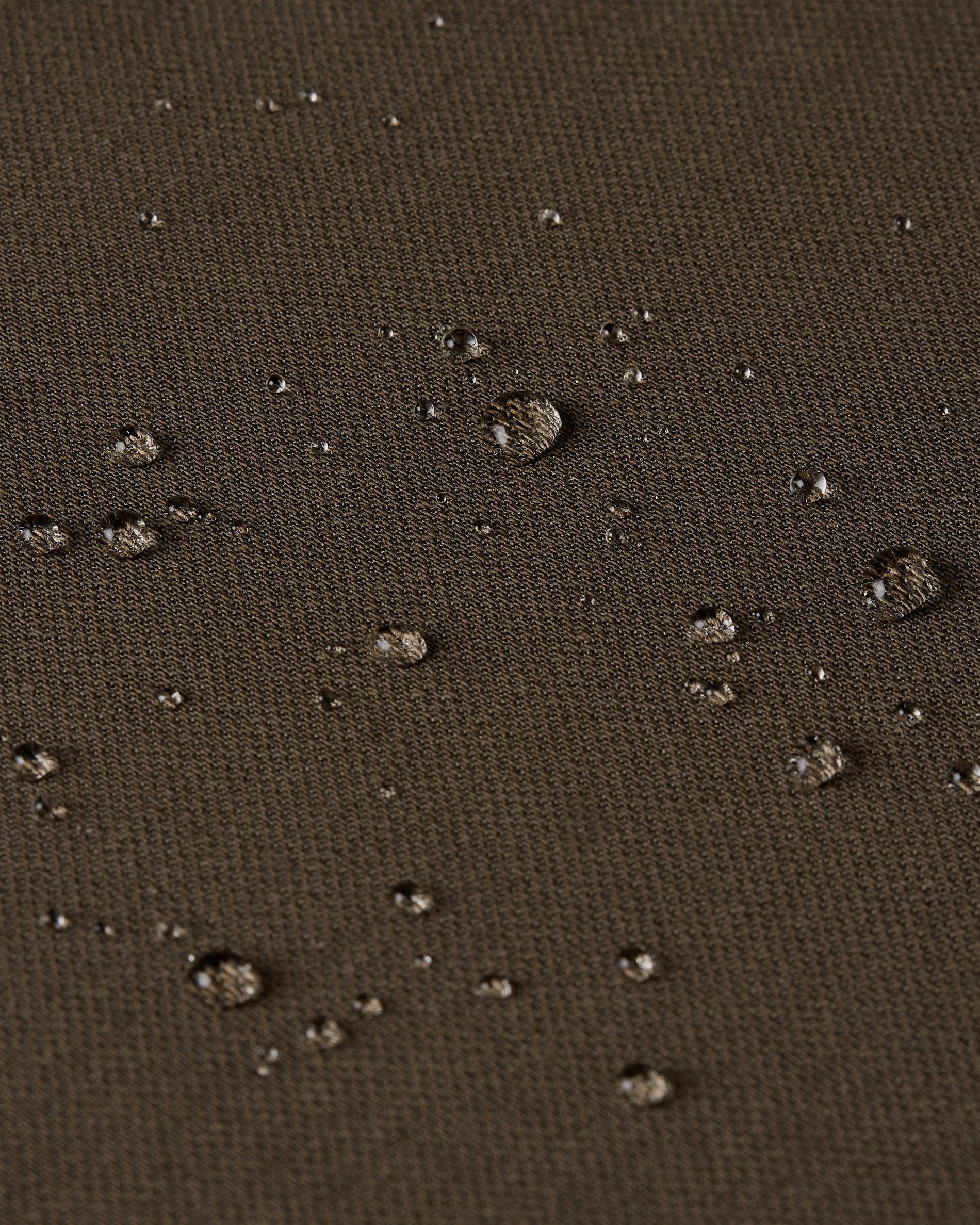 Knitted non-iron shirt Dark Brown